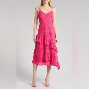 sachin and babi light blue dress Sam Edelman Embroidered Strapless Mini Dress